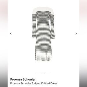 Proenza Schouler striped knit dress